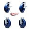 Service Caster 8 Inch Kingpinless Solid Poly Wheel Swivel Caster Swivel 2 Rigid SCC, 2PK SCC-KP30S820-SPUR-2-R-2 - alternate 5